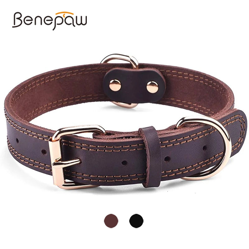 Genuine Leather Dog Collar