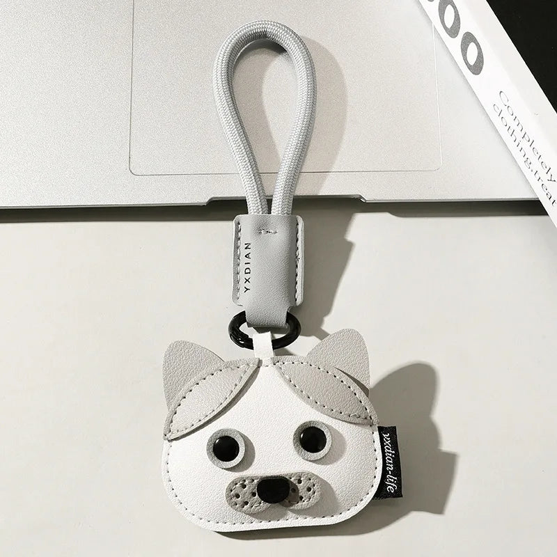 Trendy Leather Car Keychain For Pets