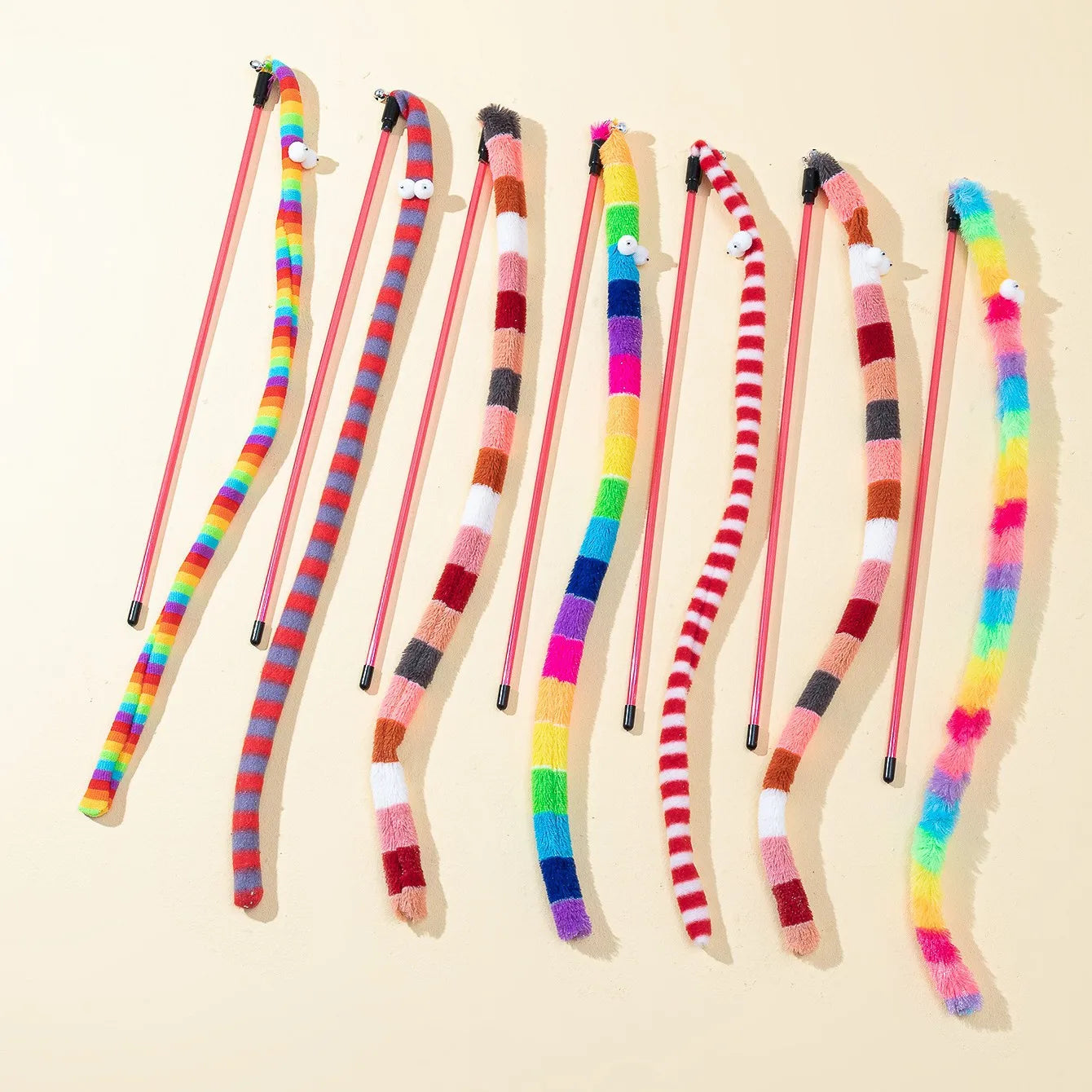 Cat Toy Caterpillar Cat Teaser Wand