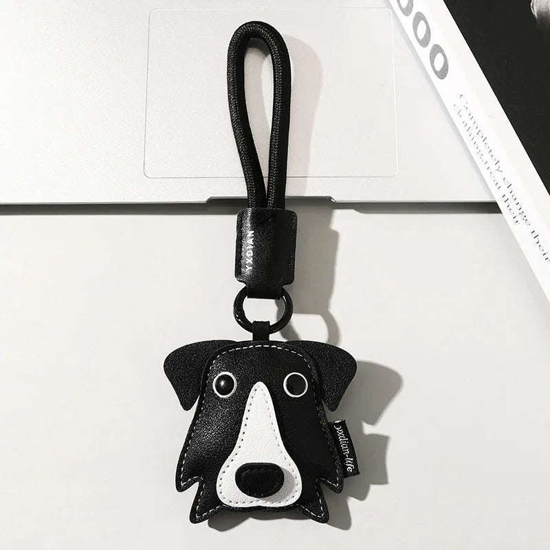 Trendy Leather Car Keychain For Pets