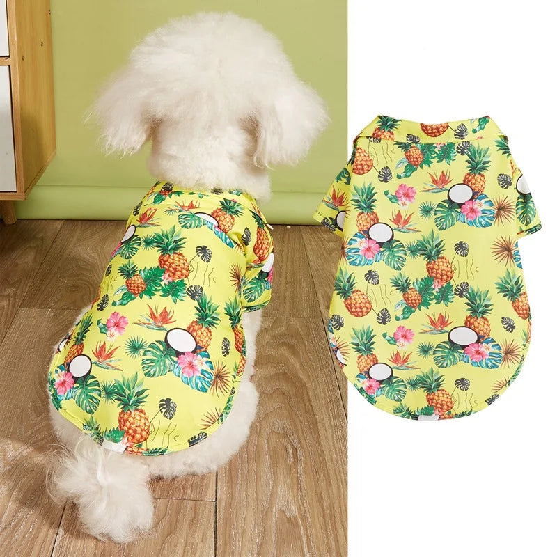 Hawaiian Beach Dog Shirt