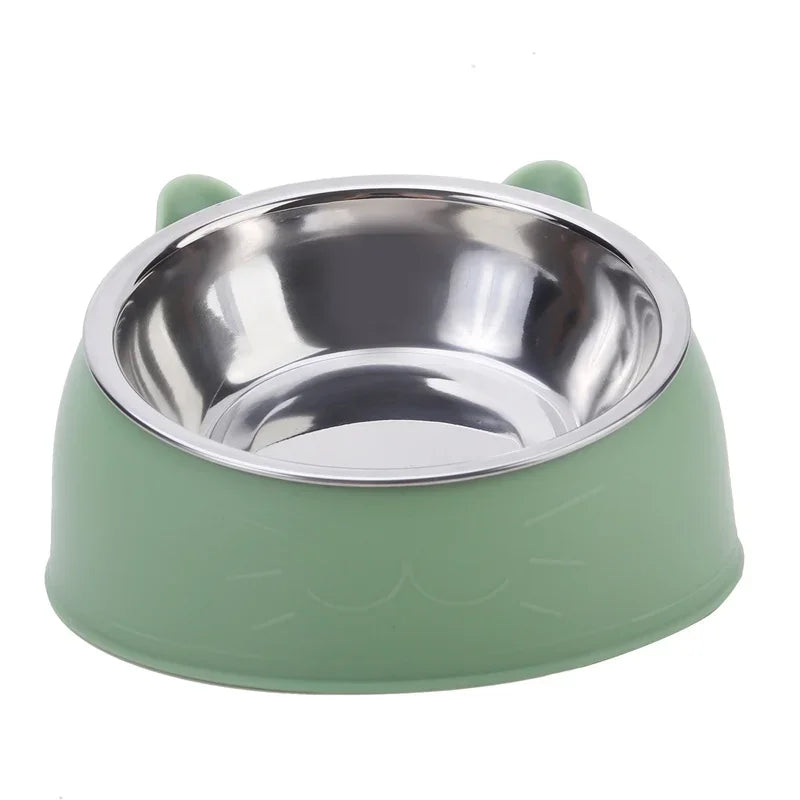 1Pc Stainless Steel Cat Bowl