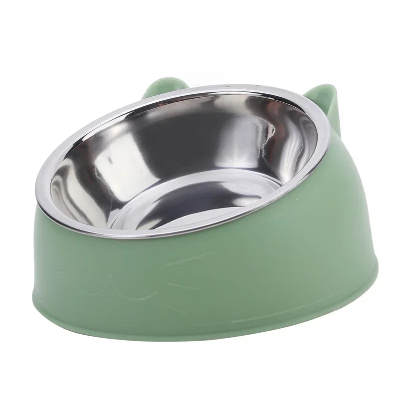 1Pc Stainless Steel Cat Bowl