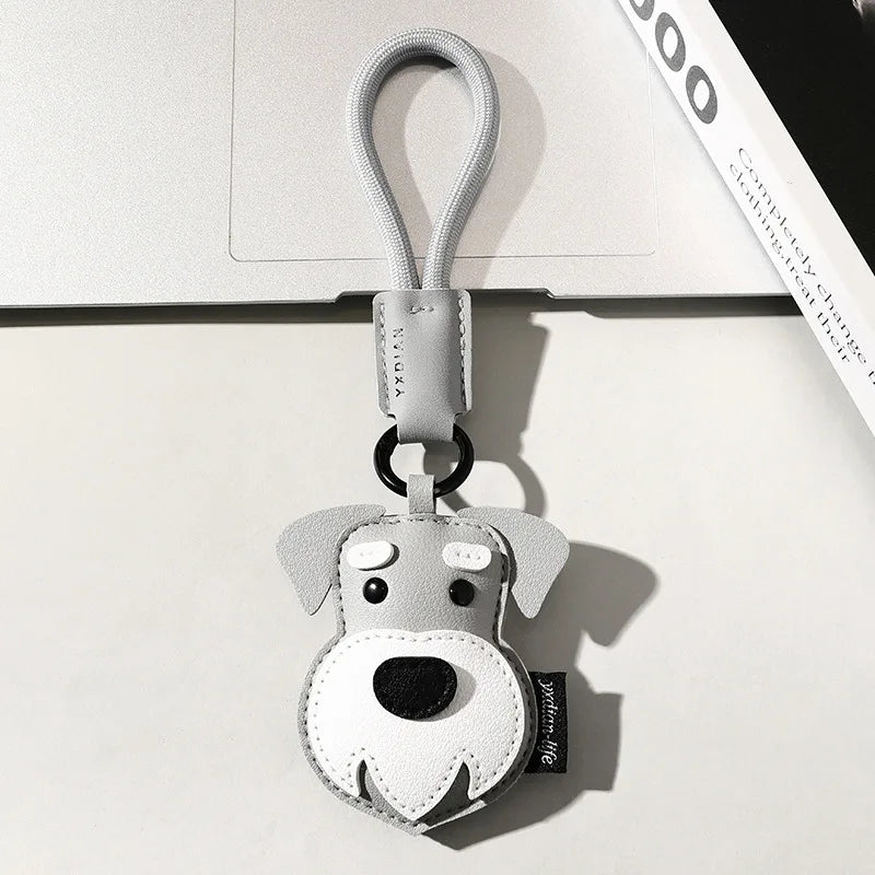 Trendy Leather Car Keychain For Pets