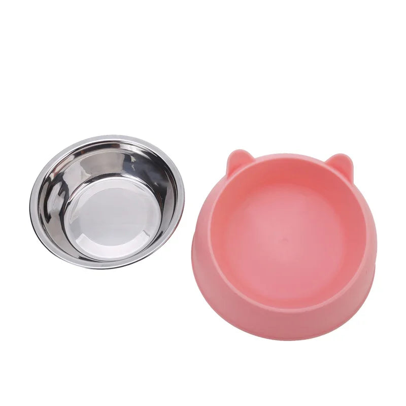 1Pc Stainless Steel Cat Bowl