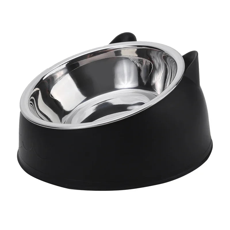 1Pc Stainless Steel Cat Bowl