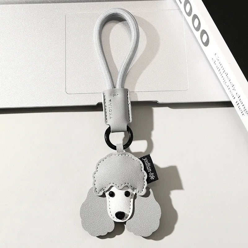 Trendy Leather Car Keychain For Pets