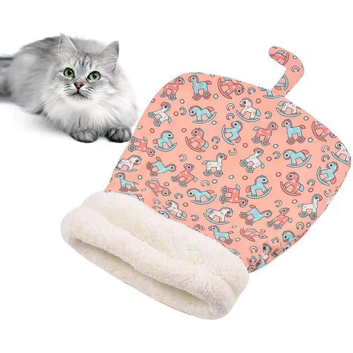 Warm Cat Sleeping Bag Fluffy Feel