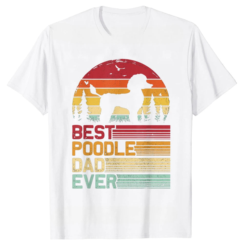 Cotton Streetwear Puppy Lover T-Shirt Men Retro Vintage