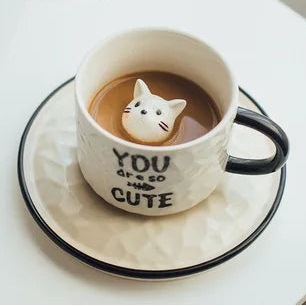Ceramic Coffee Cups And Saucers