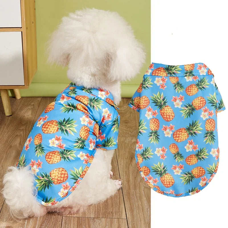 Hawaiian Beach Dog Shirt