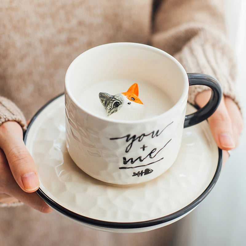 Ceramic Coffee Cups And Saucers