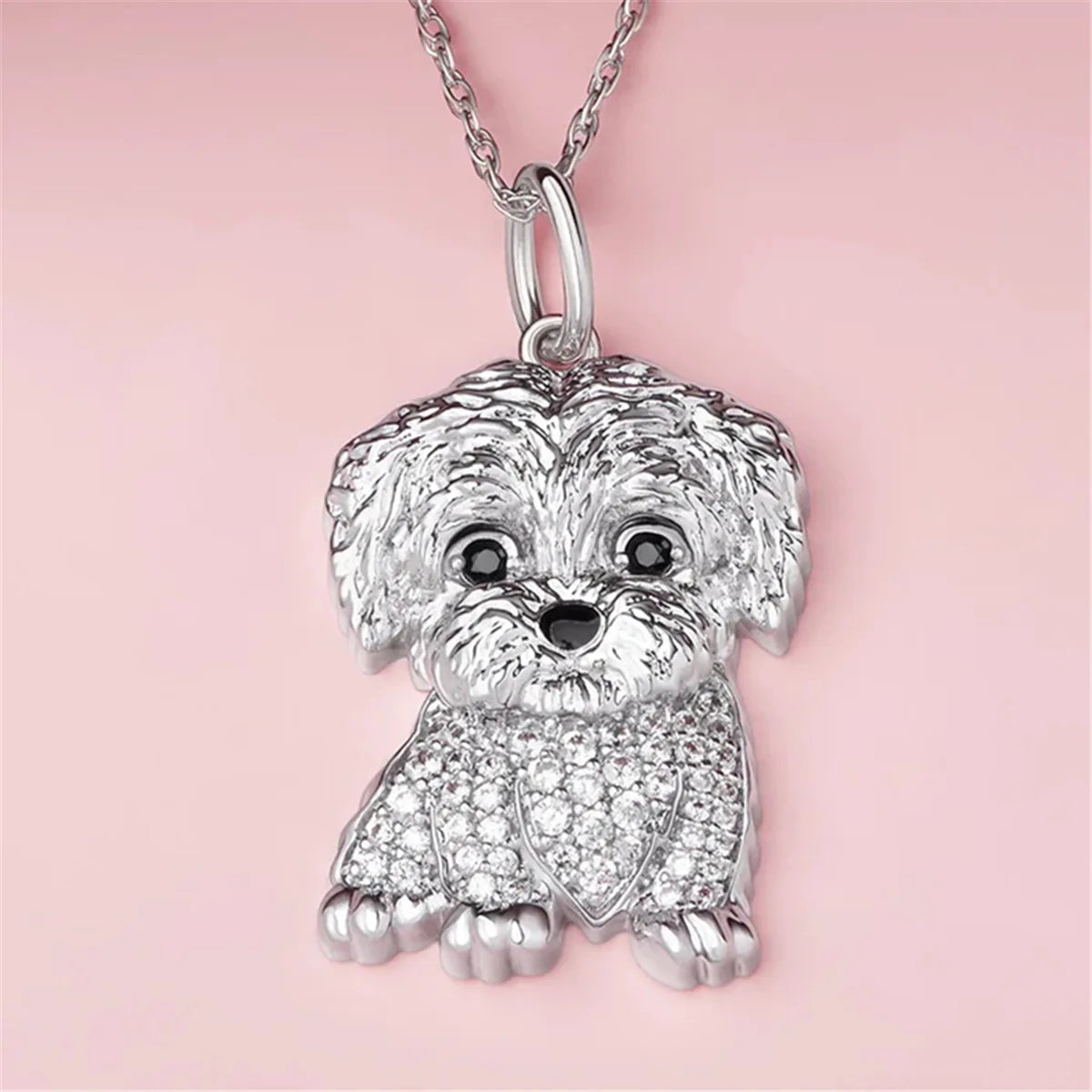 Exquisite Cute Beagle Pendant Necklace