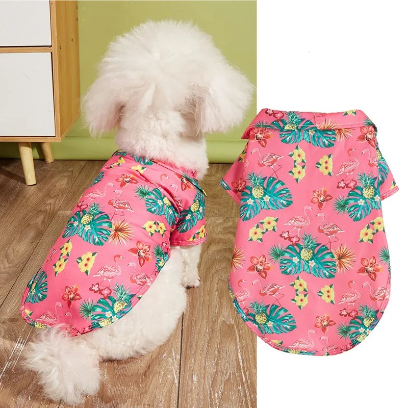 Hawaiian Beach Dog Shirt