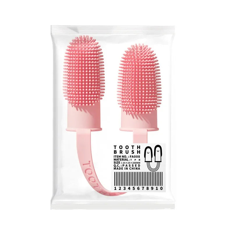 Dog Super Soft Pet Finger Toothbrush Teeth Cleaning