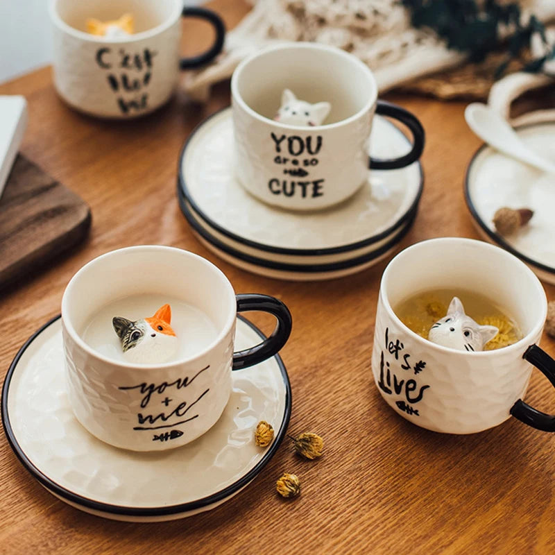 Ceramic Coffee Cups And Saucers