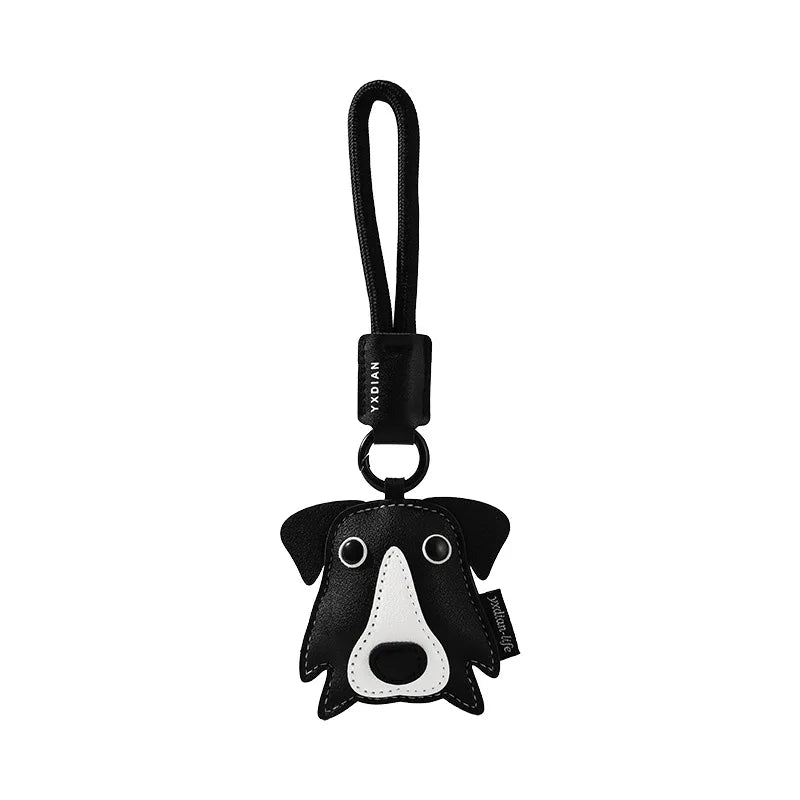Trendy Leather Car Keychain For Pets