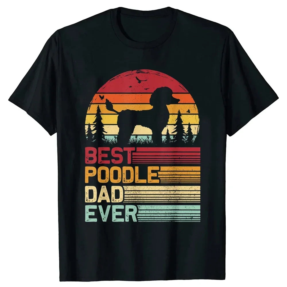 Cotton Streetwear Puppy Lover T-Shirt Men Retro Vintage