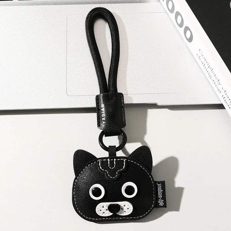 Trendy Leather Car Keychain For Pets